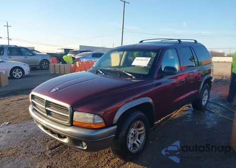2002 Dodge Durango Sport z USA, uszkodzony, nr VIN 1B4HR38N52F136132